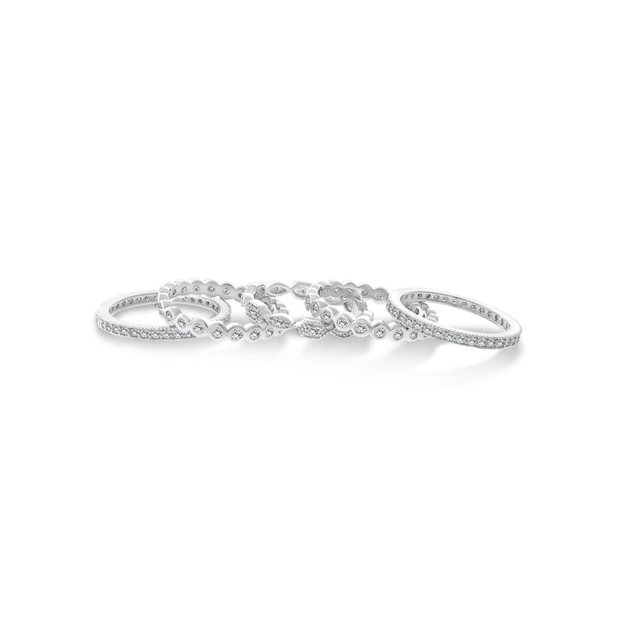 Claire's Women's Silver Love Rings, Assorted Set, Size 9, 6 Pack, 06861 -  Walmart.com